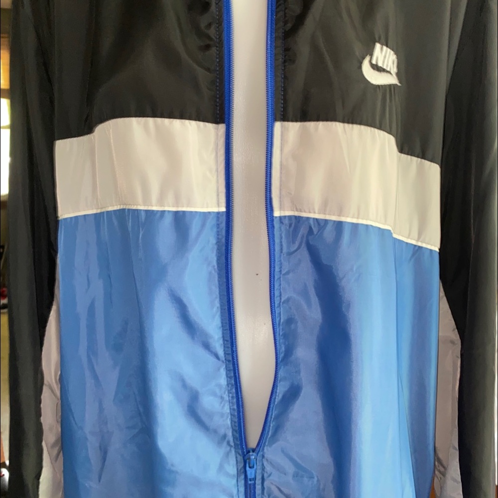 Nike Vintage Windbreaker Full Zip Sz Large 90s VTG